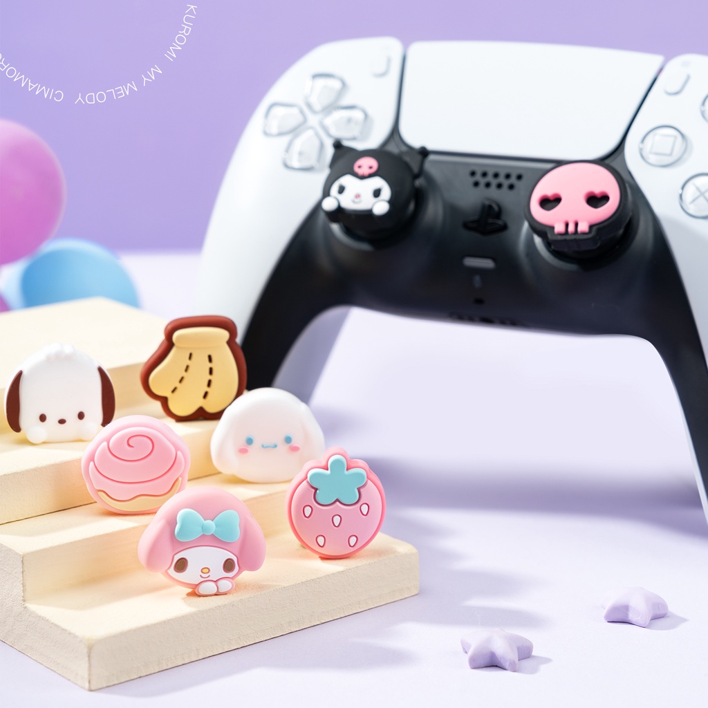 SANRIO Geek Share Tay Cầm Chơi Game Bằng Silicon Cho ps5 ps4 nspro