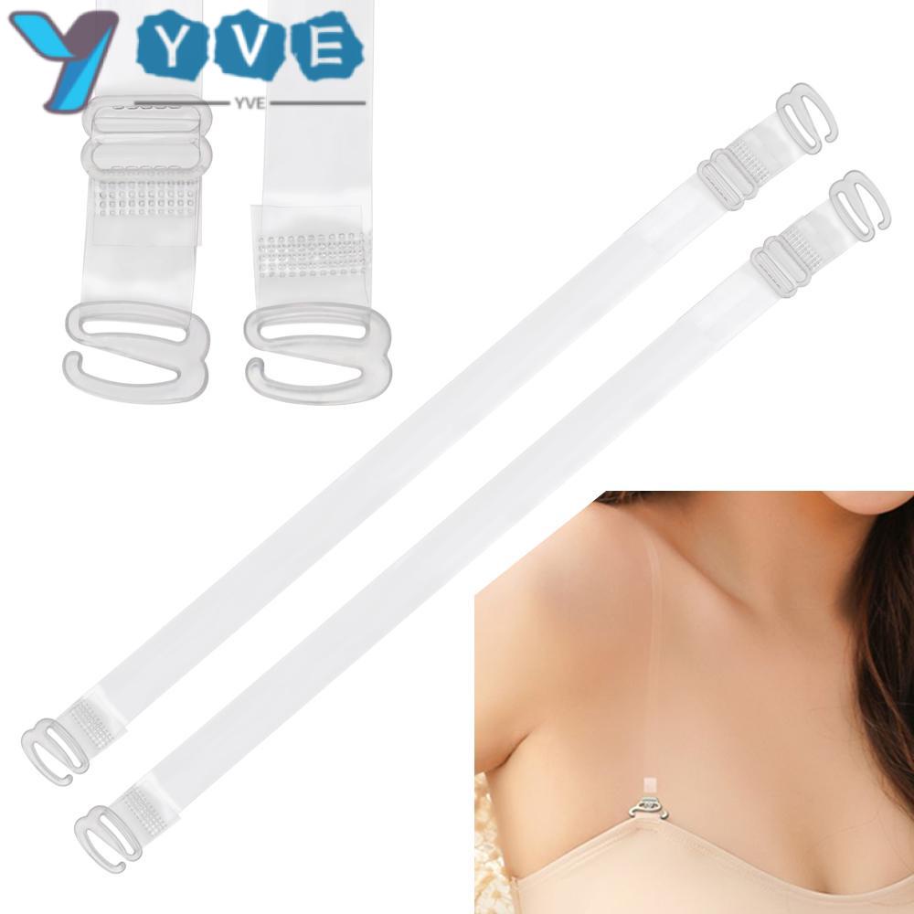 Clear Detachable Transparent Invisible Straps Bra Steel Hook 1.5Cm