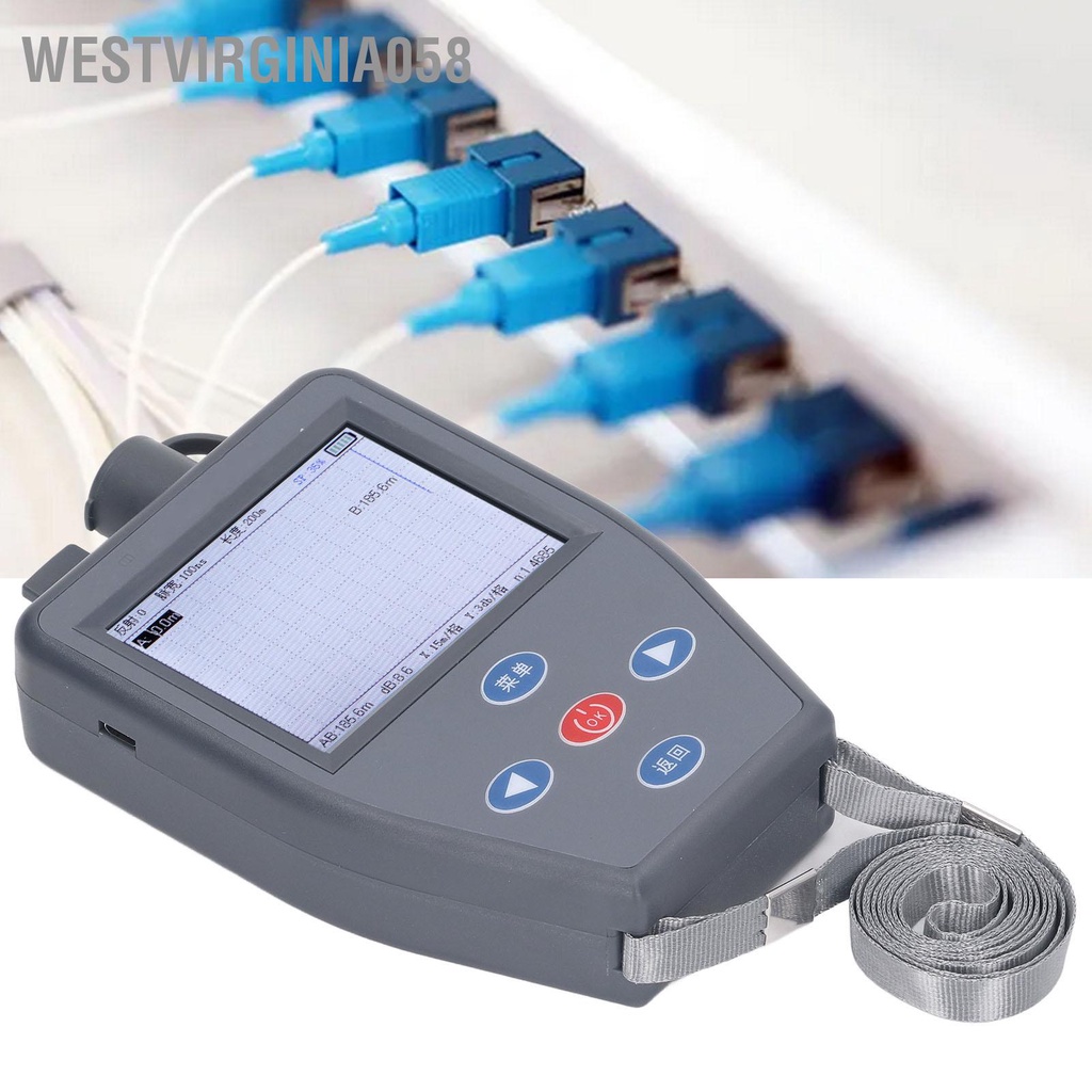 Có thể bán buôn Máy đo phản xạ miền thời gian quang OTDR 4 trong 1 sợi điện VFL Westvirginia058 Hàng giao ngay