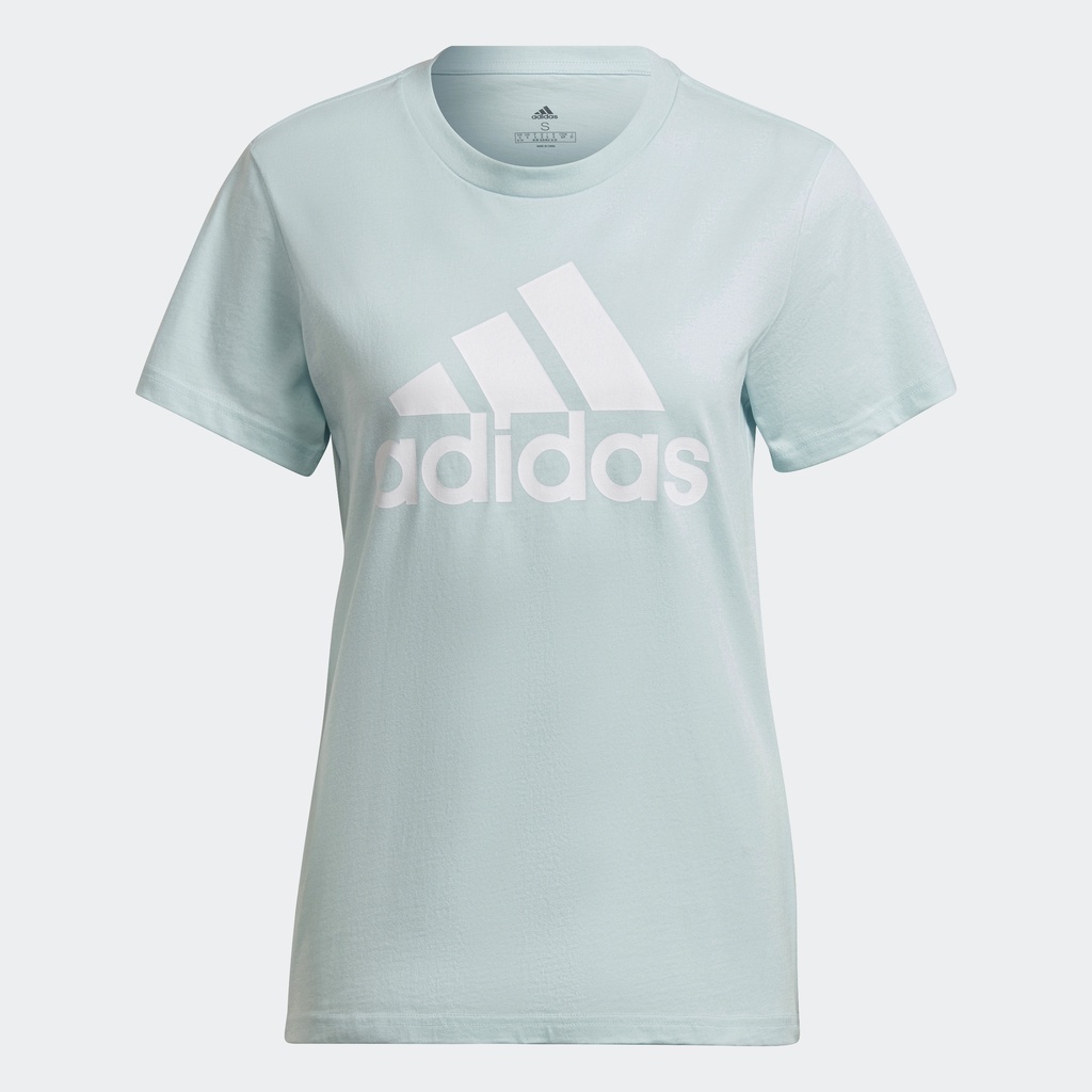 adidas Phong cách sống Áo thun logo Essentials LOUNGEWEAR Nữ Màu xanh da trời HL2027