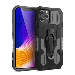 Ốp Điện Thoại For Apple iPhone 13 Pro Max Case iPhone 7 Plus Ốp Lưng iPhone 12 Mini Casing iPhone 8 Plus Case iPhone SE Case iPhone XR Case Cool shockproof Mecha Warrior Back Clip Stand Phone Cover Cassing Cases Case JZS