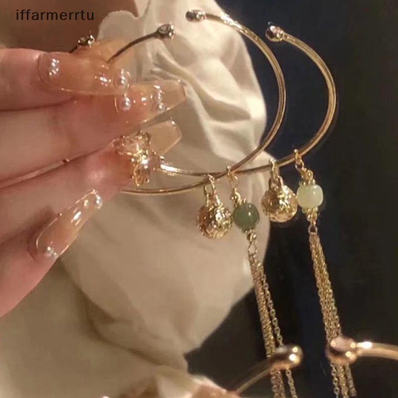 Vòng Đeo Tay May Mắn Có Chuông Phong Cách retro Dân Tộc Thời Trang Cho Nữ