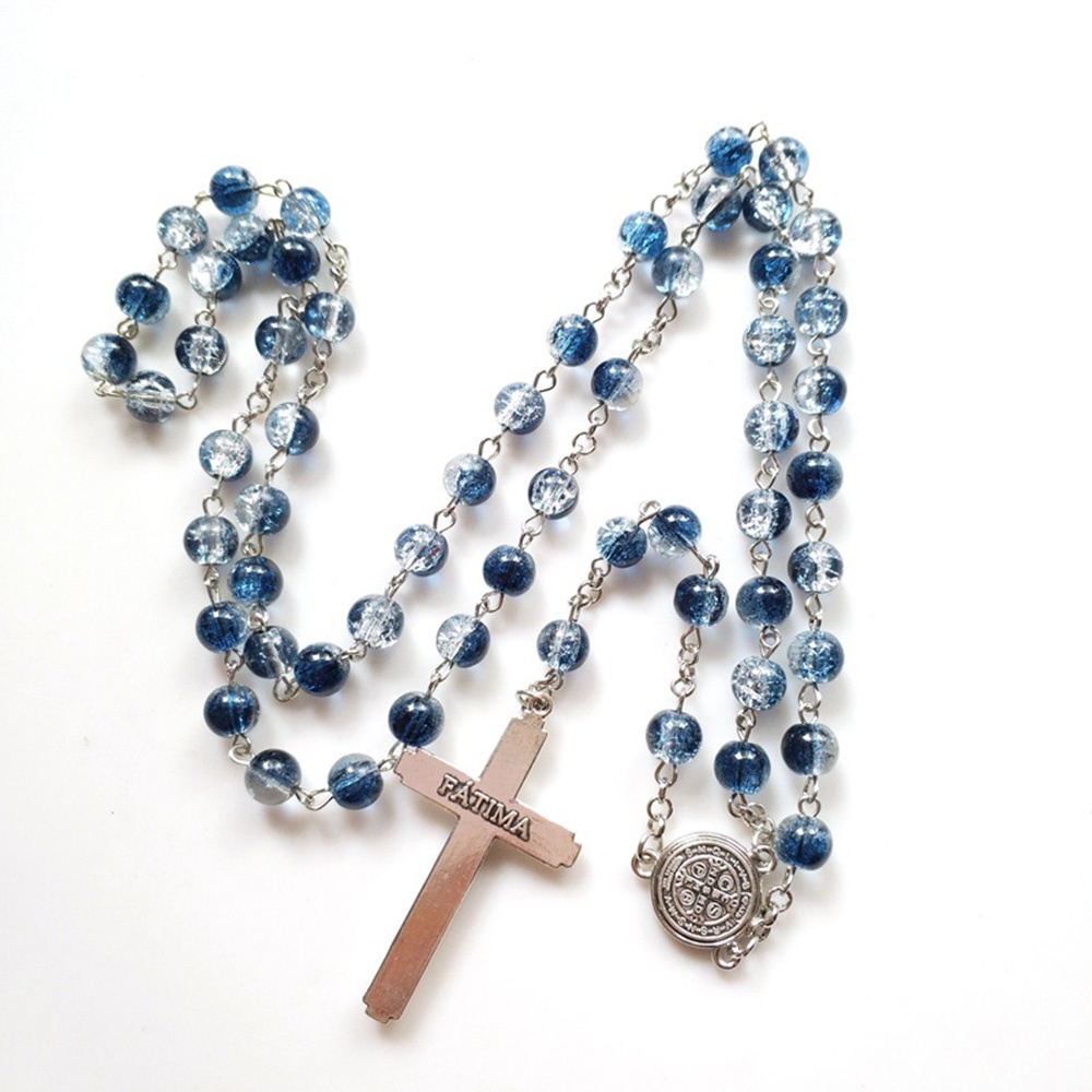 Chuỗi Hạt Cầu Nguyện st.benedict exorcism medal fatima Cucifix