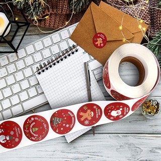 Bộ 500 Nhãn Dán Trang Trí Giáng Sinh diy