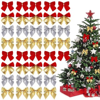 Bộ 12 nơ trang trí cây thông noel