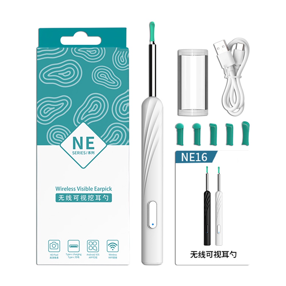Dụng Cụ Lấy Ráy Tai Thông Minh hd 3.9mm Cho Người Lớn Và Trẻ Em