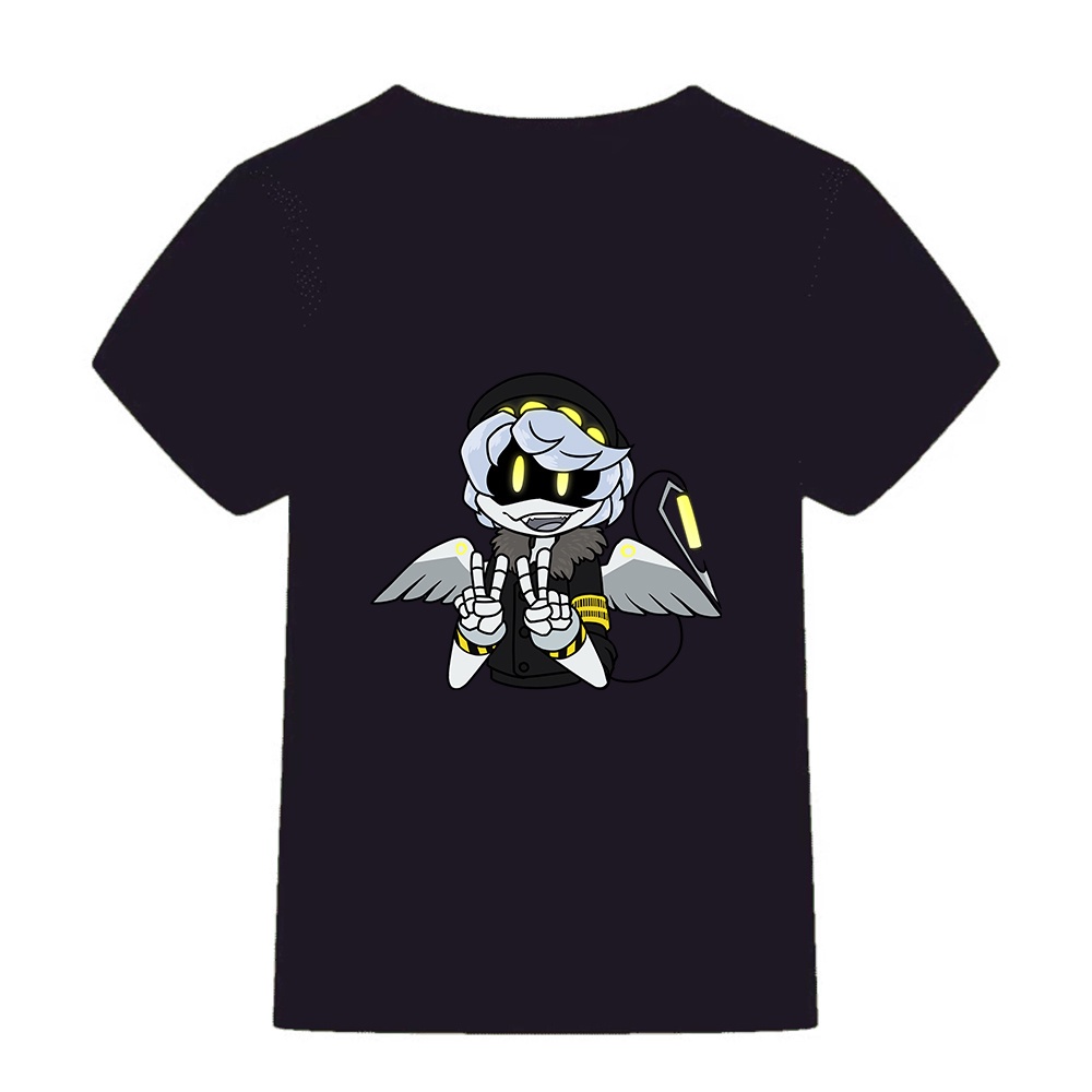 Áo Thun Tay Ngắn Dáng Rộng In Họa Tiết  Murder Drones Uzi Serial Cho Thanh Thiếu Niên