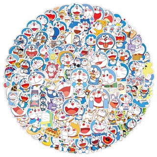 Bộ 103 Miếng Dán Hình doraemon Chống Thấm Nước Dễ Thương Trang Trí Điện Thoại / notebook