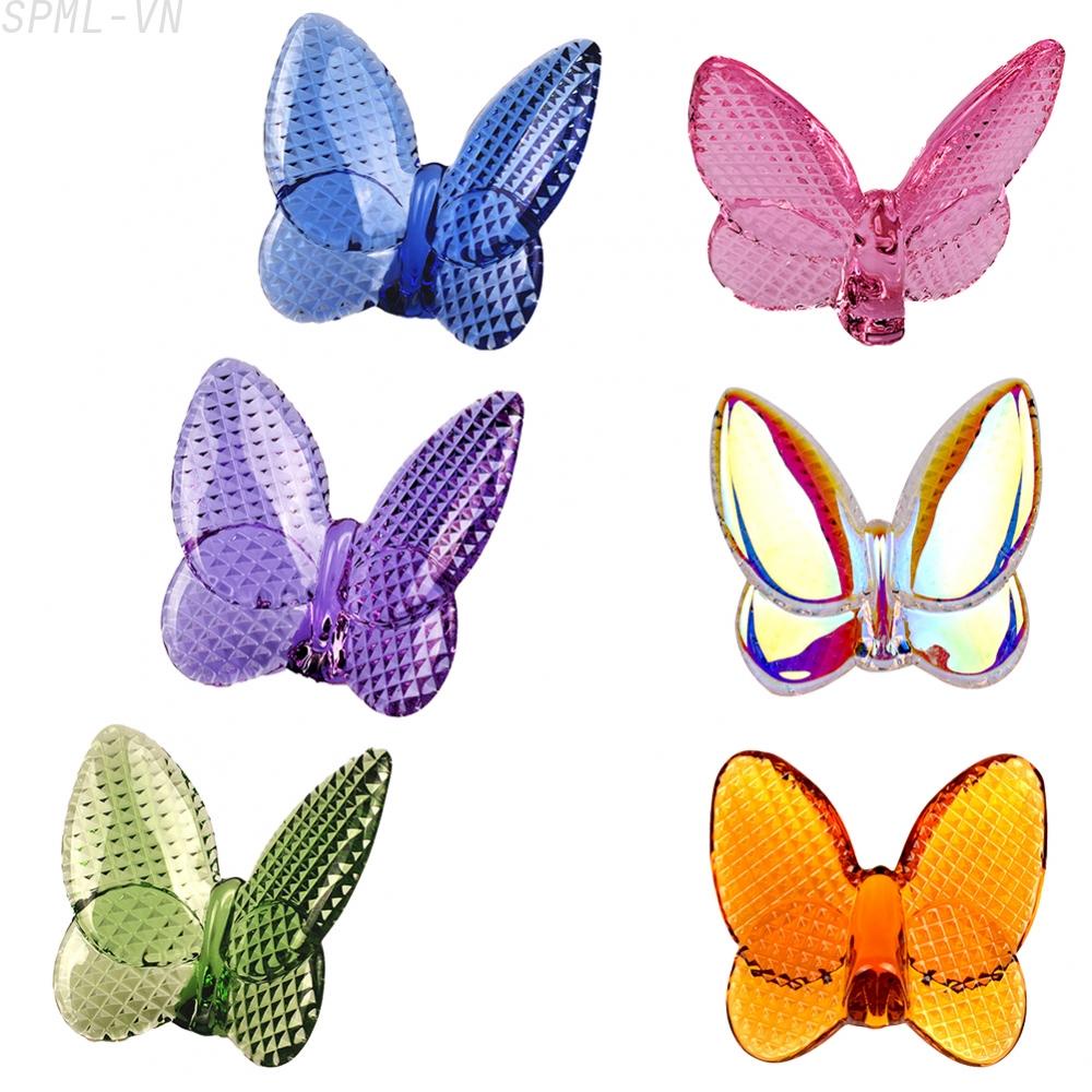 1 Miếng Dán Trang Trí Hình Bướm Kích Thước 6.5 * 8 * 3cm