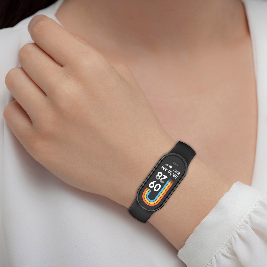 Dây Đeo Silicon Thay Thế Cho Đồng Hồ Thông Minh xiaomi mi band 8 8
