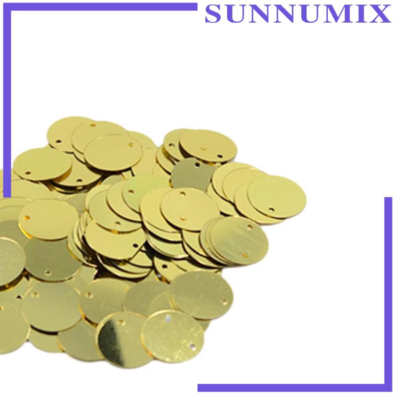 Set 130 / 10g Hạt Kim Sa Tròn Đính Quần Áo