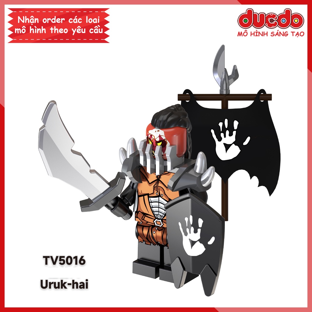 Minifigures nhân vật phim Chúa Tể Những Chiếc Nhẫn tuyệt đẹp - Đồ chơi Lắp ghép Xếp hình Mô hình Mini TV6402