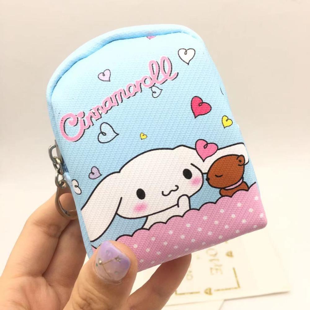 Ví Đựng Tiền Xu mini Bằng pu Hình Ba Lô doraemon / Kumamon Xinh Xắn Cho Bé Gái