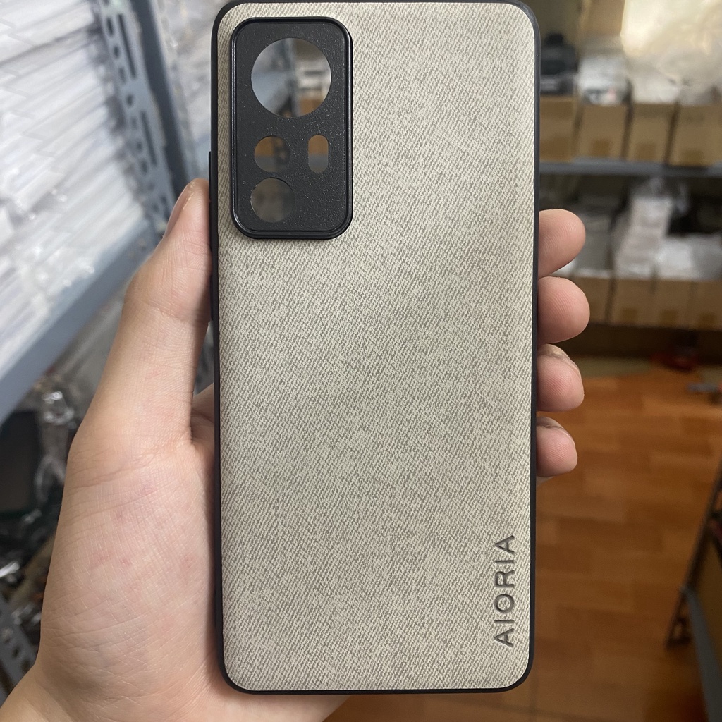 Ốp lưng AIORIA Xiaomi Mi 12 / 12S / 12X / 12 Pro / 12 Lite, Viền silicon, Mặt lưng da Pu viền TPU sang trọng