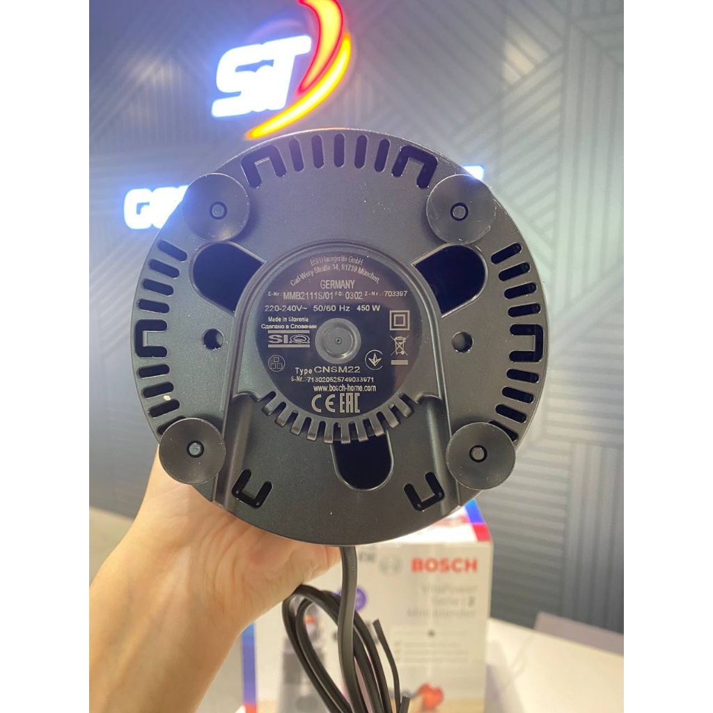 Máy xay sinh tố cầm tay mini Bosch nội địa Đức công suất 450W, máy xay sinh tố đa năng made in EU GermanySnT HCM