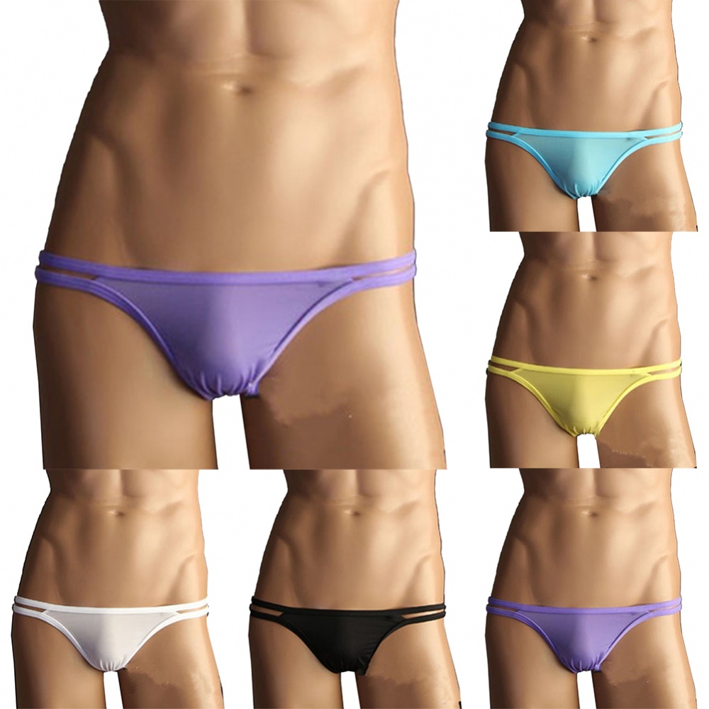 Quần Lót Nam polyamide / nylon Trơn Dây g-string Thoáng Khí