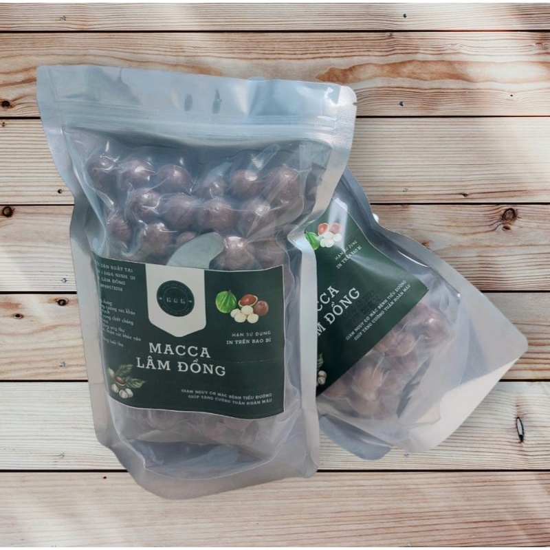 500g Hạt macca sạch Lâm Đồng organic _ mắc ca sấy
