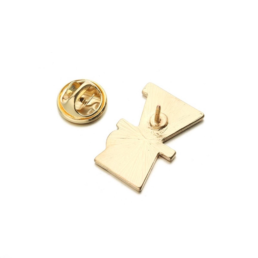 Ghim Cài Áo Kim Loại Họa Tiết Hoạt Hình Cà Phê 50 Kiểu Cho Cặp Đôi