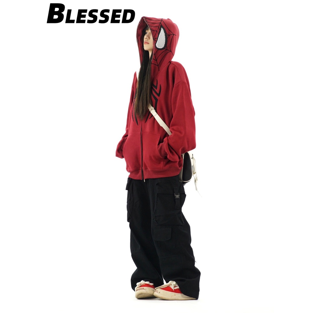 Blessed Áo Khoác hoodie áo khoác nữ zip hoodie Durable Fashion Phong cách Popular WWY2392YAC38Z230921