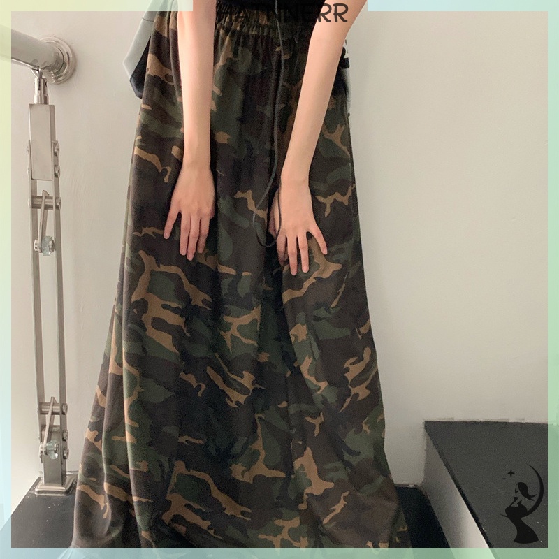 Chân Váy Lưng Cao Dáng Rộng Họa Tiết Rằn Ri Thời Trang Cho Nữ fhs