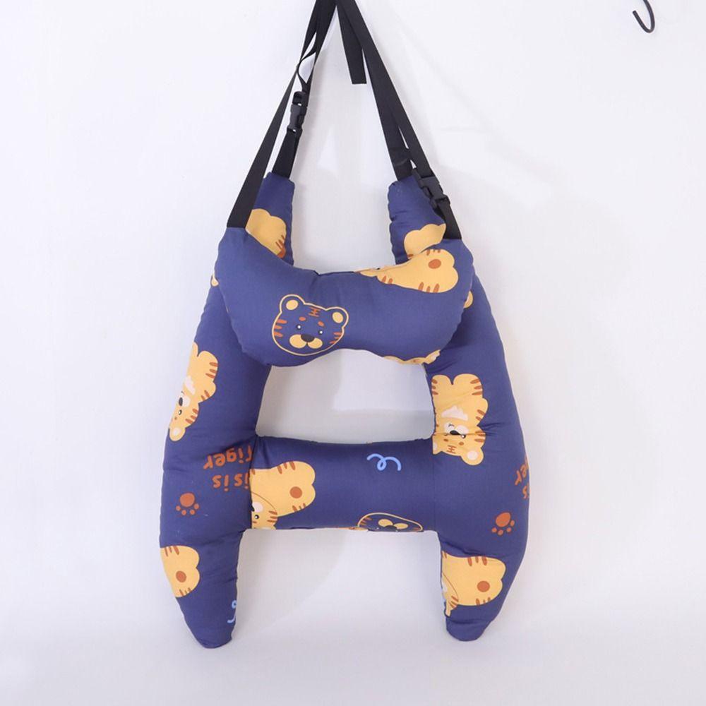 Gối Ngủ cotton Mềm Mại Hình Chữ h Đỡ Đầu Cho Bé Khi Đi Xe Hơi