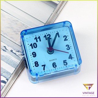 Square Crystal Alarm Clock Watch Bedside Office Electronic [Z/5]