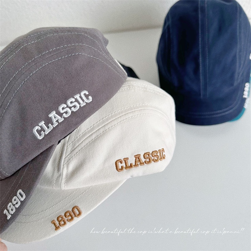 Mũ Lưỡi Trai Thêu Chữ Phong Cách Hàn Quốc Cho Mẹ Và Bé