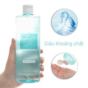 Nước tẩy trang nature republic good skin mineral ampoule cleansing water 500ml Healthy Care Extate Official Mall