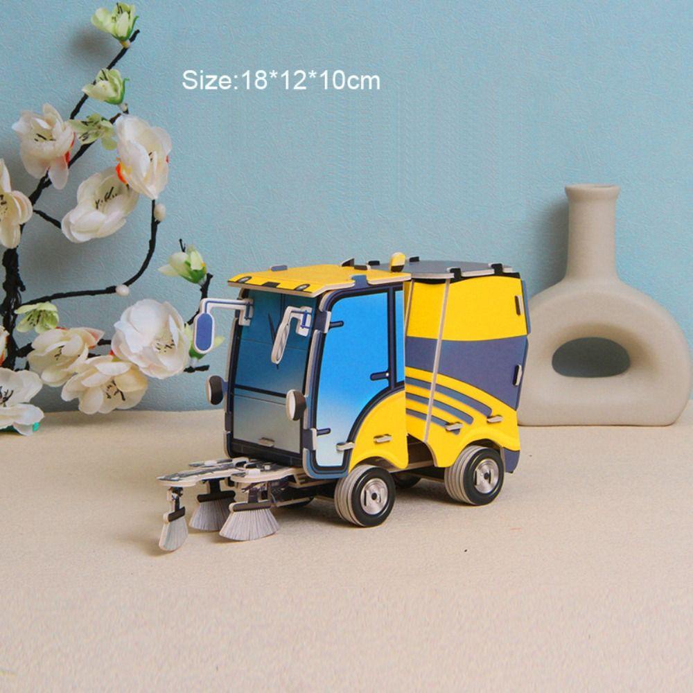 Bộ Đồ Chơi Lắp Ráp Mô Hình Xe Tải 3d Bằng Giấy diy Thẻ Giấy