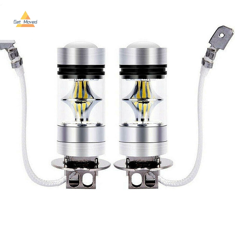 Đèn Pha led 100w h3 12 / 24v Phá Sương Mù Cho Xe Hơi Mới