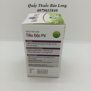 Tiêu đôc pv lọ 60 viên