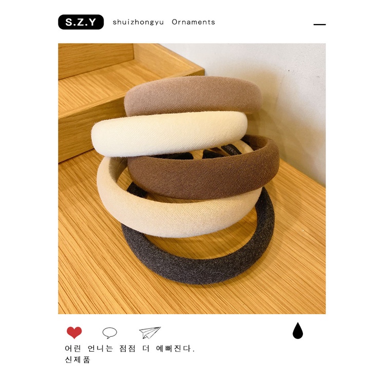 Miumiu Băng Đô Cài Tóc Cao Cấp Màu Nâu In Chữ Thời Trang Cao Cấp Cho Nữ