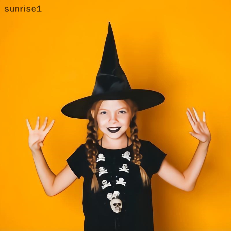 Mũ Phù Thủy Màu Đen Hóa Trang sunrise1 Dịp halloween