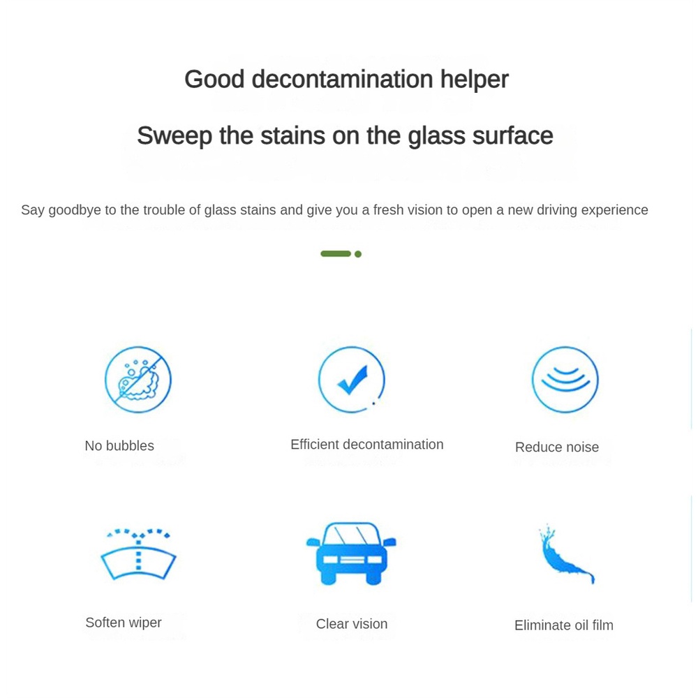 Tinh chất gạt nước dạng rắn đóng chai Quà tặng ô tô Viên nén làm sạch kính Chất làm sạch Tinh chất gạt nước Nước thủy tinh Viên sủi bọt