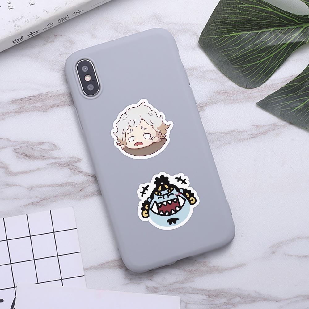 100 Miếng Dán Hoạt Hình One piece Trang Trí Mũ Bảo Hiểm / Bút Chì