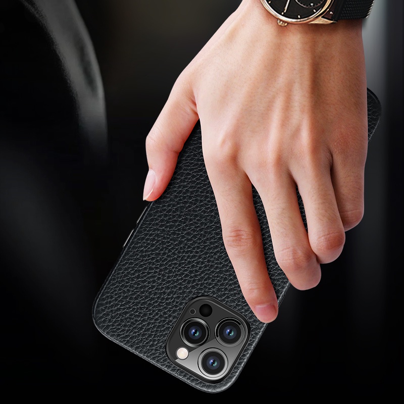 Bao Da Bò Thật Cao Cấp Phong Cách Ý Cho iphone 12 13 pro max 14 plus 15 pro Ốp