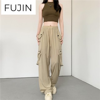 Fujin quần_ống_rộng quần túi hộp vintage workwear pants 2023 new style 071514