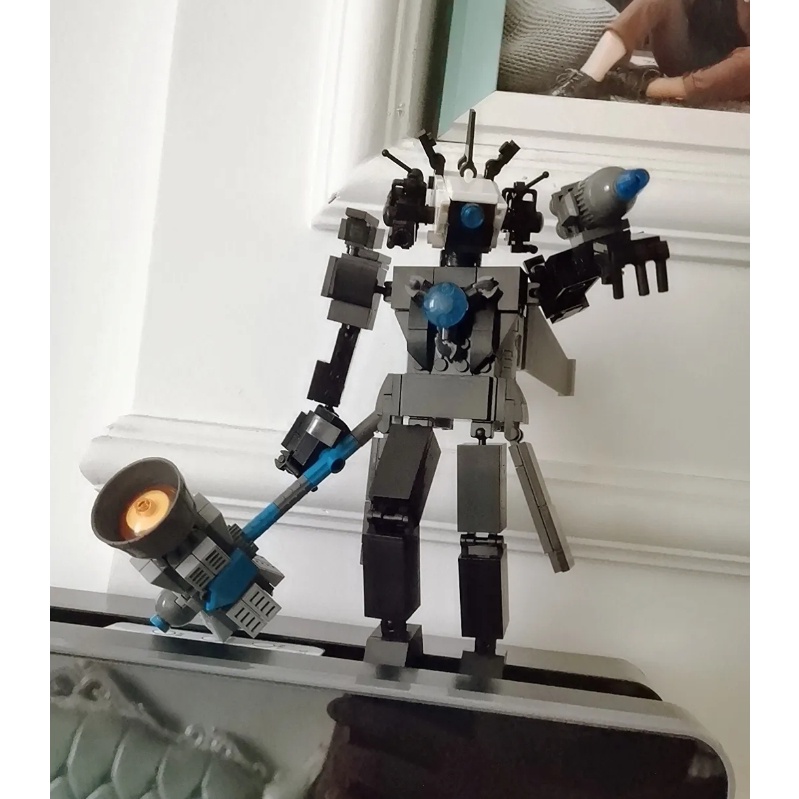 Toilet Man vs. Monitor Man Tương thích với Lego Titan TV và Loa Hình giá tốt