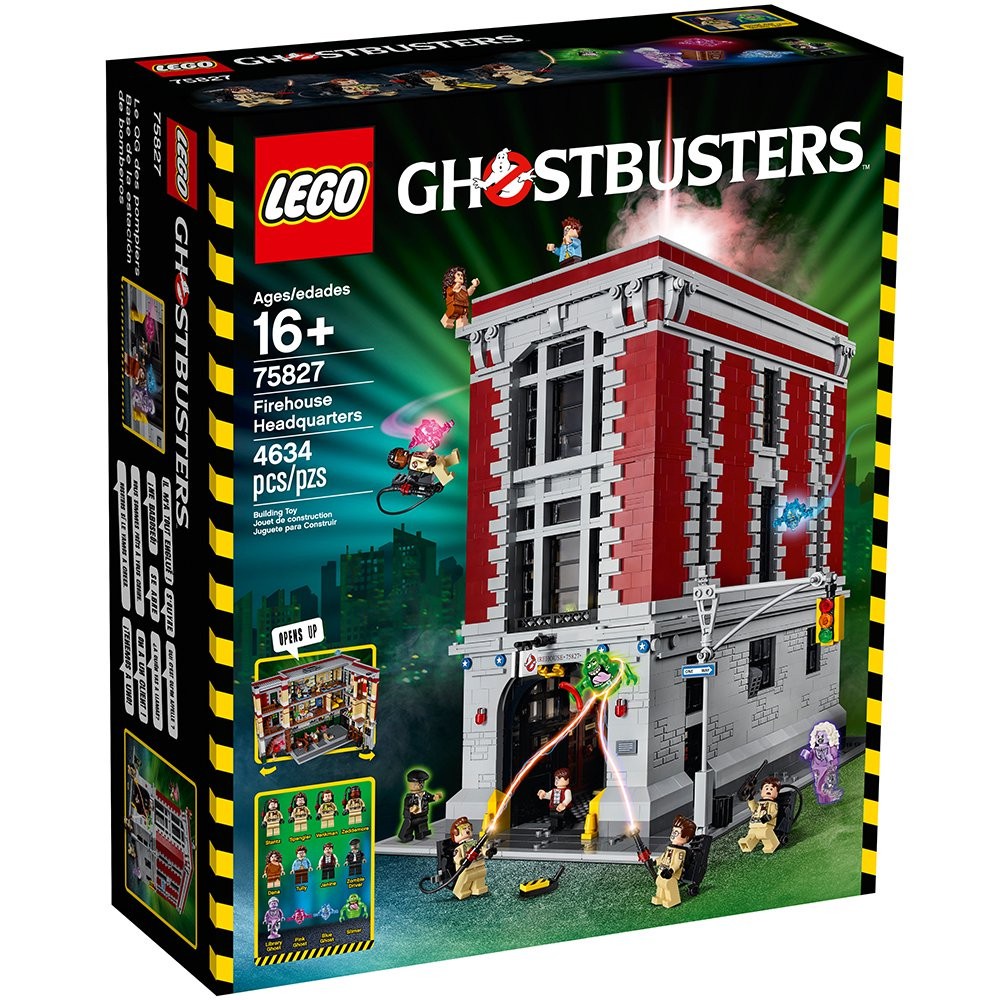 LEGO  75827 Ghostbusters- Tòa nhà của đội phòng cháy chữa cháy Hàng mới