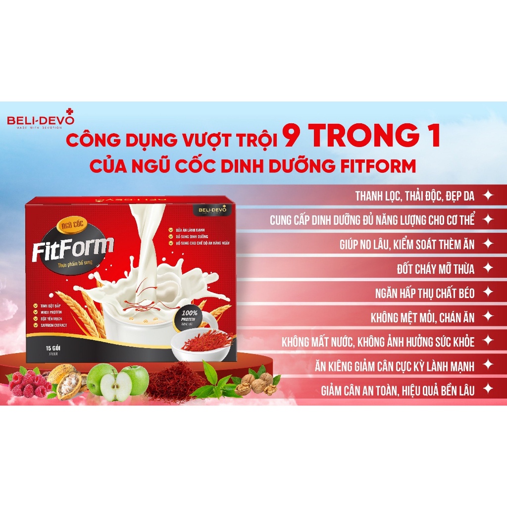 Ngũ Cốc Giảm Cân FITFORM - BELIDEVO