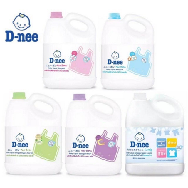 Nước Giặt Dnee 3000Ml Thơm Dịu An Toàn Cho Bé - Nước Giặt Thái Hàng Chính Hãng Có Tem Đại Thịnh