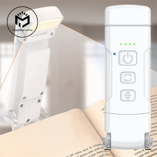 Đèn đọc sách mini, Đèn LED, USB có thể sạc lại với bộ đếm thời gian, Đèn đọc sách có thể sạc lại, Đèn đọc sách ba màu, Đèn ngủ, Đèn bàn máy tính để bàn, Đèn ngủ mini