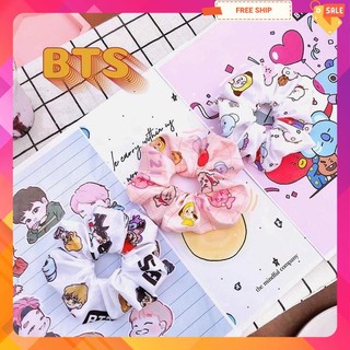 Cột tóc Vải Scrunchies