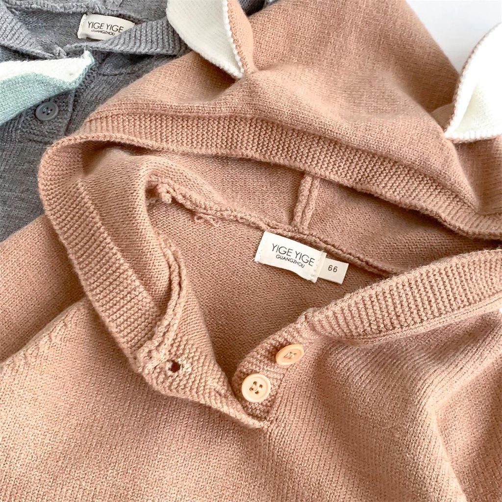 Set Áo Hoodie + Quần Dài Màu Sắc Đơn Giản Thời Trang Mùa Đông Cho Bé Sơ Sinh