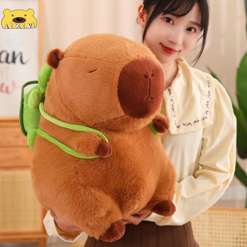 Aio Móc Khóa Hình Thú Nhồi Bông capybara 45cm Dễ Thương Làm Quà Sinh Nhật 2023