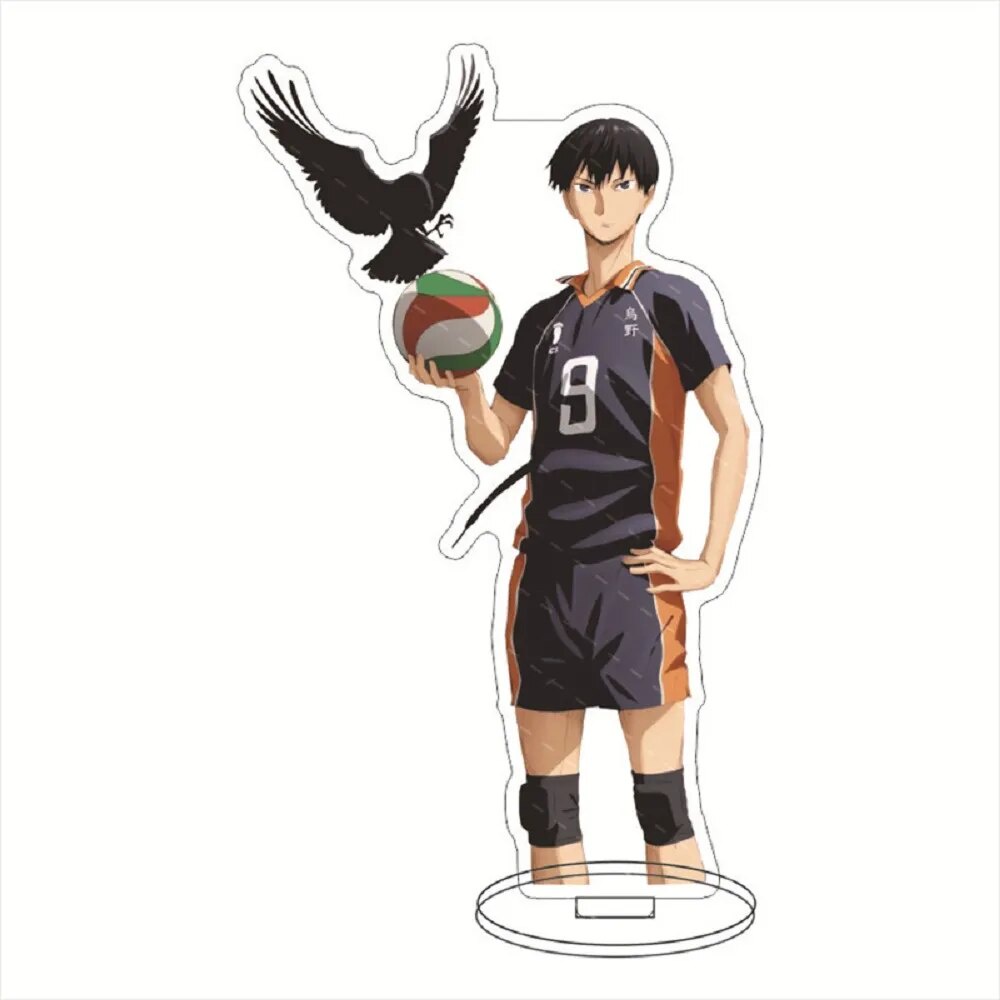 Mô hình Standee Anime Vua bóng chuyền Haikyuu Action Manjiro Ken Takemichi Hinata Phụ kiện trang trí để bàn góc học tập