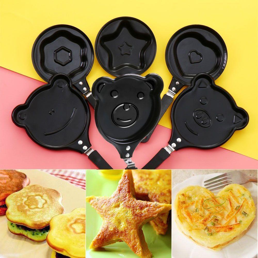 YYlingx Khuôn Chiên Trứng / Làm Thức Ăn Sáng mini Chống Dính Họa Tiết Hoạt Hình Dễ Thương