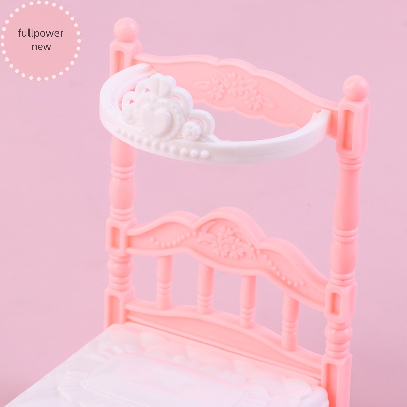 Giường Ngủ Mini fullpowernew Tỉ Lệ 1: 12 Trang Trí Nhà Búp Bê