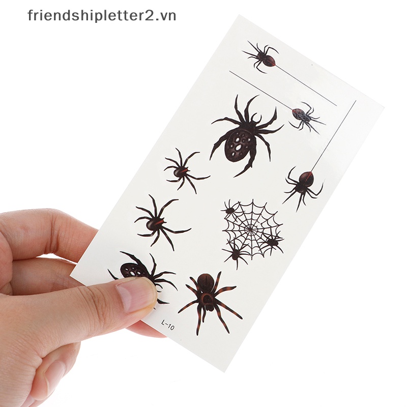 Set 10 Tấm Hình Xăm Dán Kinh Dị Hóa Trang halloween