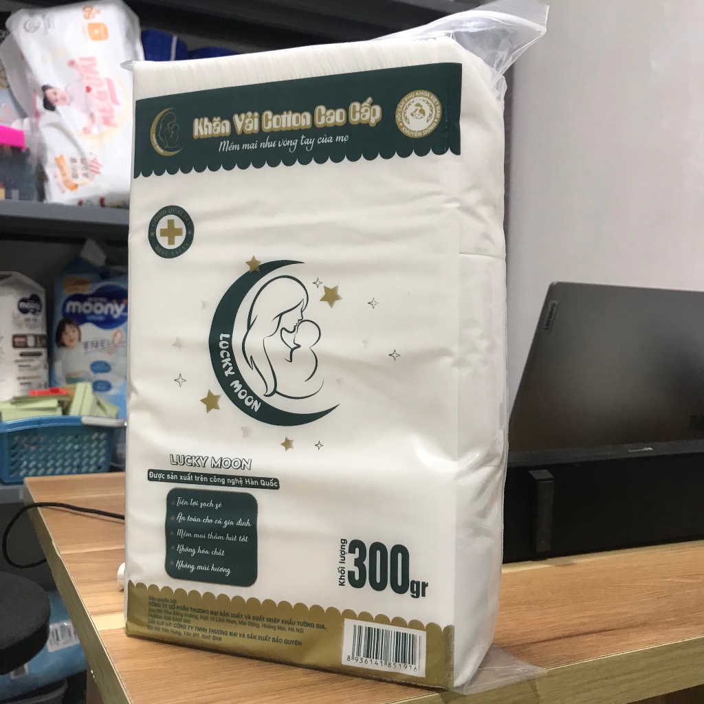Giấy khô đa năng cotton cao cấp Lucky Moon 300gr